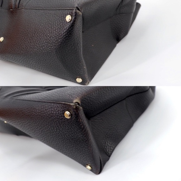 💎 Gucci 💎 Black Leather Tote - Picture 5 of 16